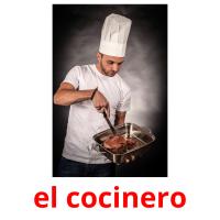 el cocinero Bildkarteikarten