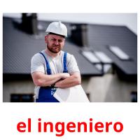 el ingeniero Bildkarteikarten