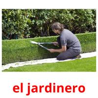 el jardinero Bildkarteikarten