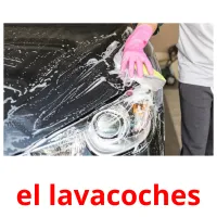 el lavacoches flashcards illustrate