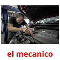 el mecanico flashcards illustrate