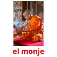 el monje flashcards illustrate