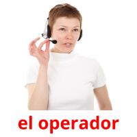 el operador Bildkarteikarten