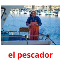 el pescador flashcards illustrate