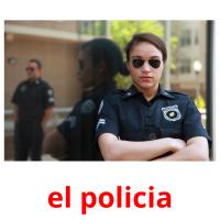 el policia Bildkarteikarten