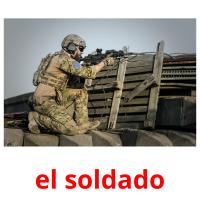 el soldado Bildkarteikarten