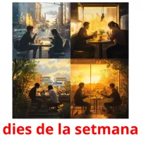 dies de la setmana Tarjetas didacticas