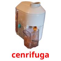 cenrifuga cartões com imagens