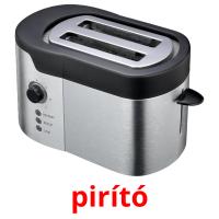 pirító picture flashcards