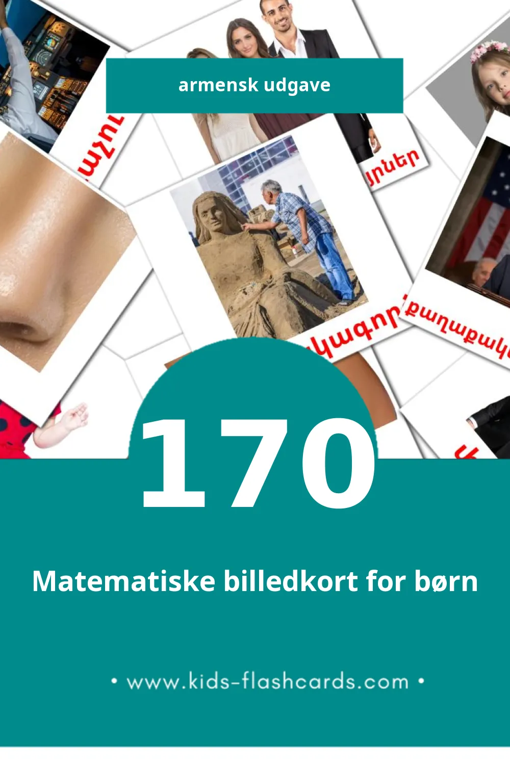 Visuelle billedkort for børn om Ժողովուրդ til småbørn (170 kort på Armensk)