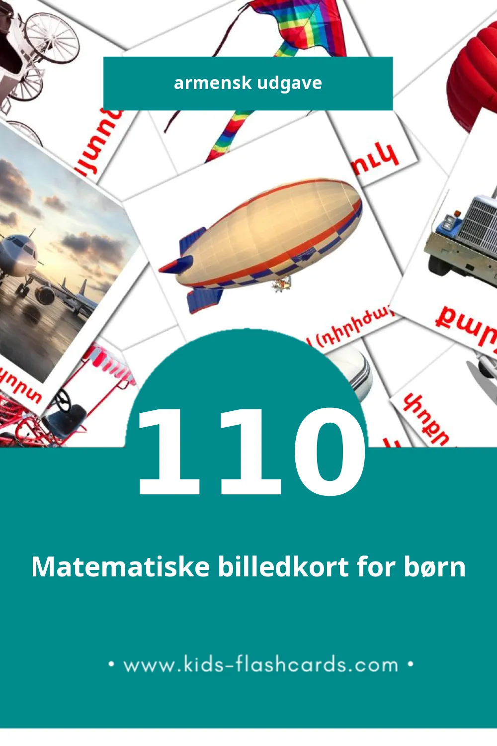Visuelle billedkort for børn om Տրանսպորտ til småbørn (110 kort på Armensk)