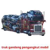 truk gandeng pengangkut mobil cartes flash