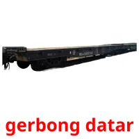 gerbong datar cartes flash