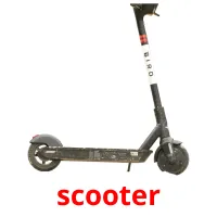 scooter flashcards illustrate