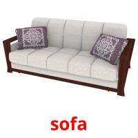 sofa Bildkarteikarten