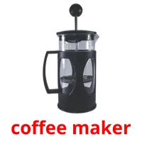 coffee maker cartes flash