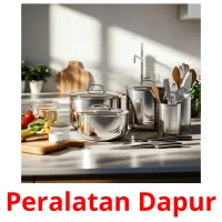 Peralatan Dapur Tarjetas didacticas