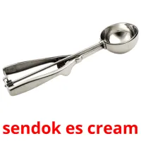 sendok es cream Tarjetas didacticas