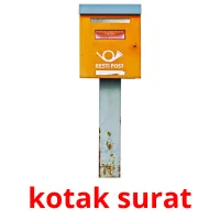 kotak surat cartes flash