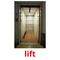 lift picture flashcards