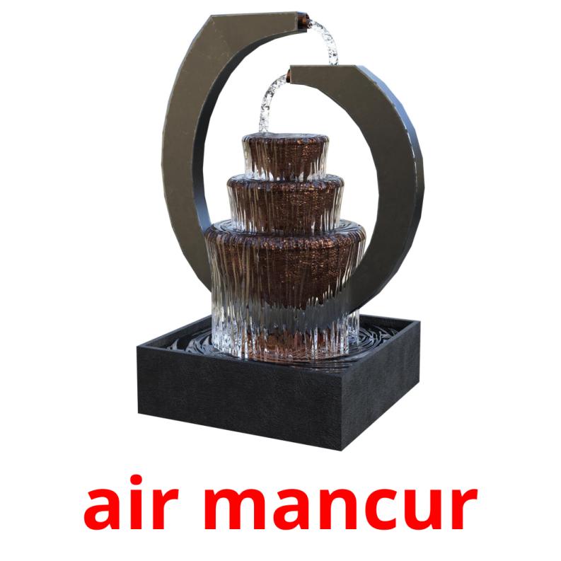 air mancur picture flashcards