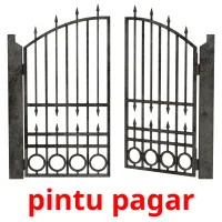 pintu pagar cartes flash