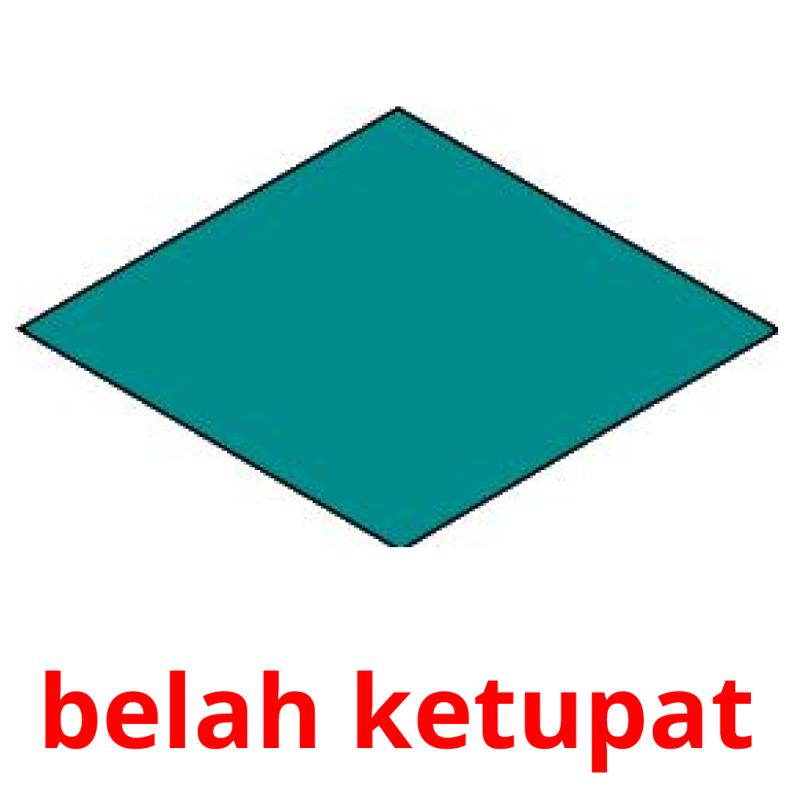 belah ketupat picture flashcards