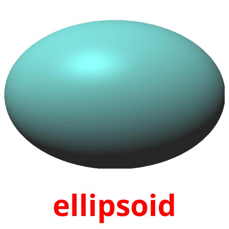 ellipsoid cartões com imagens