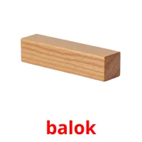 balok Tarjetas didacticas