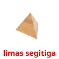 limas segitiga Tarjetas didacticas