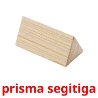 prisma segitiga Tarjetas didacticas