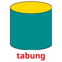 tabung picture flashcards