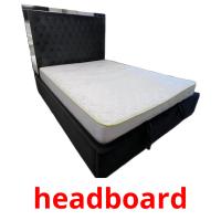 headboard picture flashcards