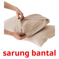 sarung bantal picture flashcards