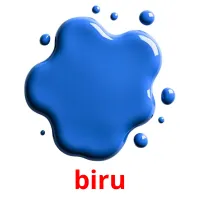 biru Tarjetas didacticas