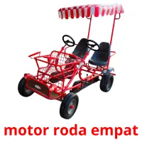 motor roda empat Tarjetas didacticas