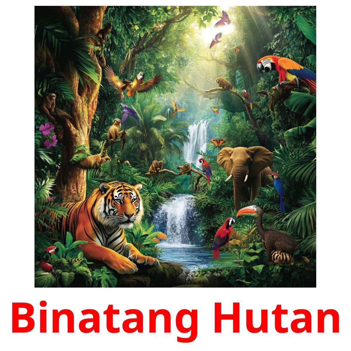 Binatang Hutan cartes flash