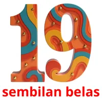 sembilan belas Tarjetas didacticas