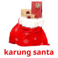 karung santa card for translate