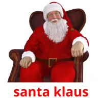 santa klaus Bildkarteikarten