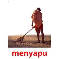 menyapu flashcards illustrate