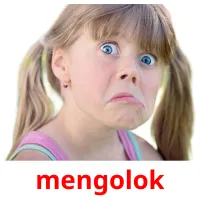 mengolok flashcards illustrate