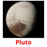 Pluto flashcards illustrate