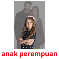 anak perempuan ansichtkaarten