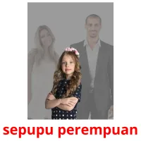 sepupu perempuan ansichtkaarten