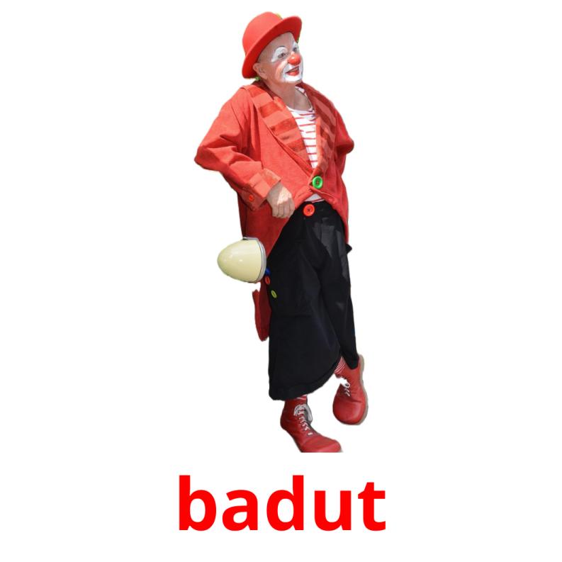 badut picture flashcards