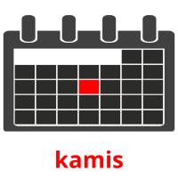 kamis flashcards illustrate