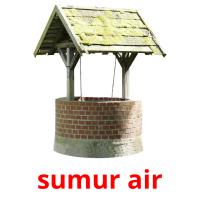 sumur air picture flashcards