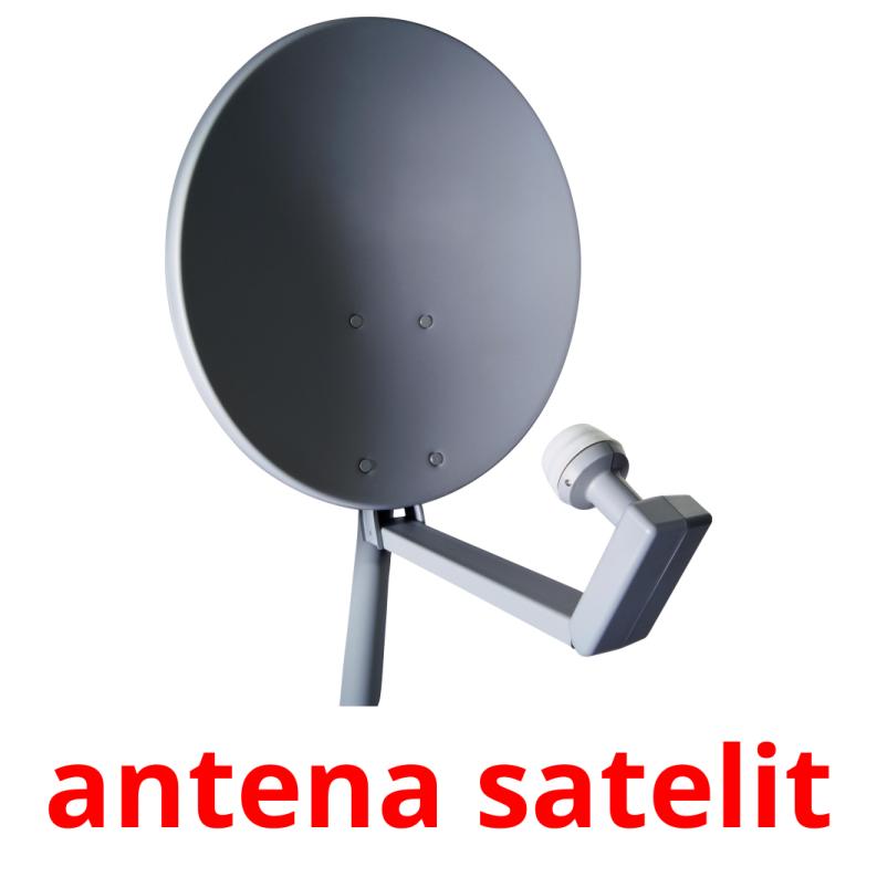 antena satelit picture flashcards
