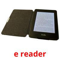 e reader picture flashcards